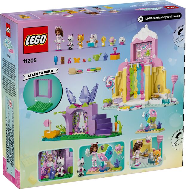 LEGO® Gabby's Dollhouse 11205 Süßer Berg der Versuchung und Katzengarten