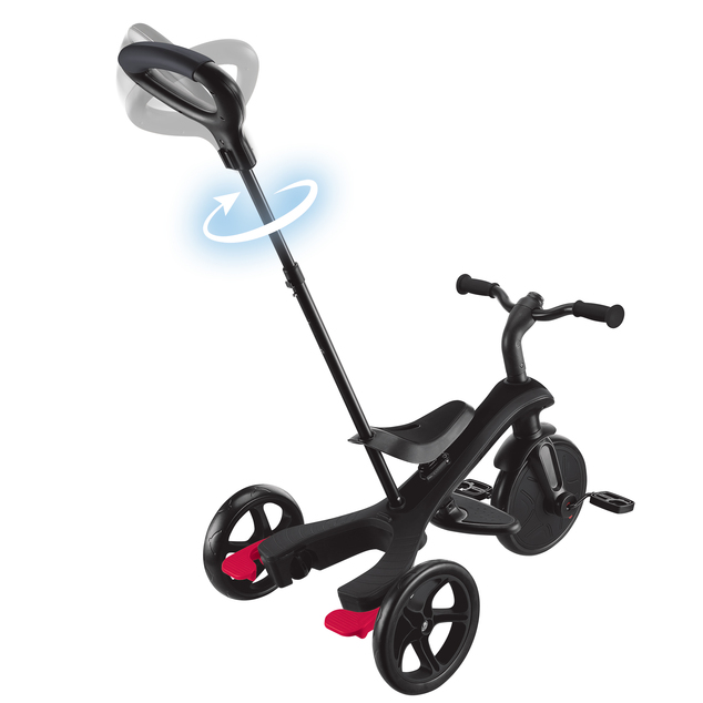 Globber trojkolka Explorer Trike 4in1 Black
