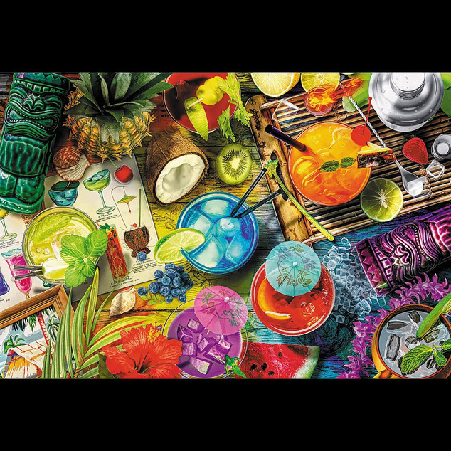 Trefl Holzpuzzle 501 - Bunte Cocktails