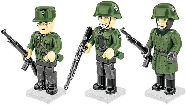 Cobi 3 figurky s doplnky Wehrmacht, 35 k