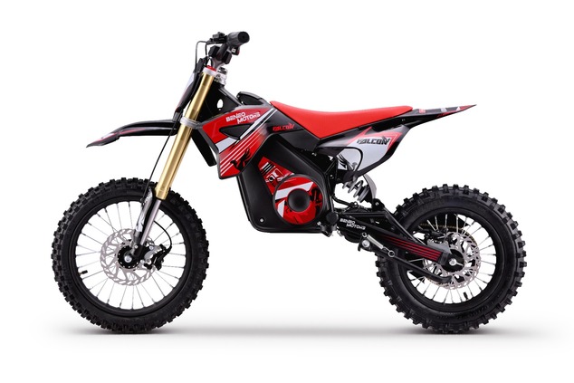 Motocross elettrico per bambini e adolescenti Beneo Motors Falcon rosso - 1600W