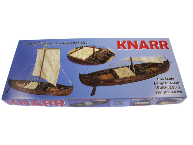 Dušok Vikingská loď Knarr 1:72 kit