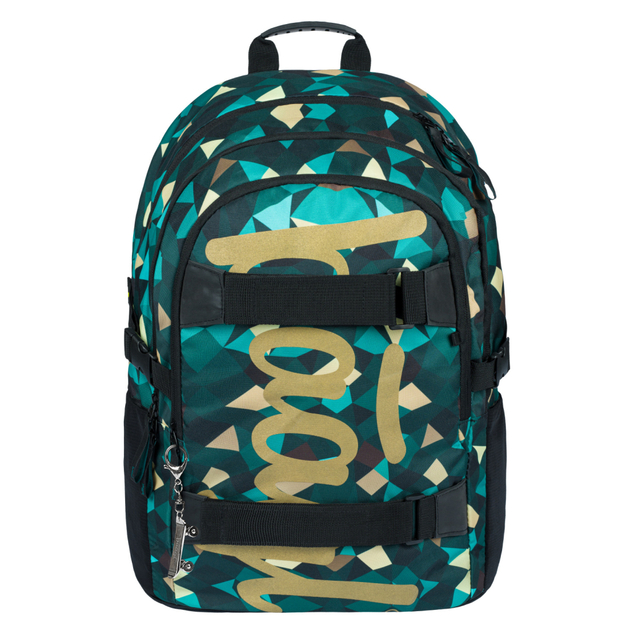 BAAGL SADA 3 Skate Polygon: Rucksack, Waschbeutel, Tasche
