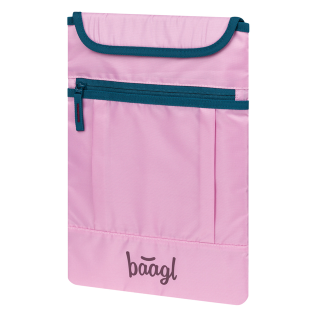 BAAGL SET 5 Skate Rose: Rucksack, Federmäppchen, Sporttasche, Gürteltasche, Laptop-Hülle GRS