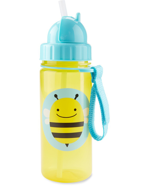SKIP HOP Zoo Hrnček so slamkou PP bez PVC a BPA Včela 12 m+