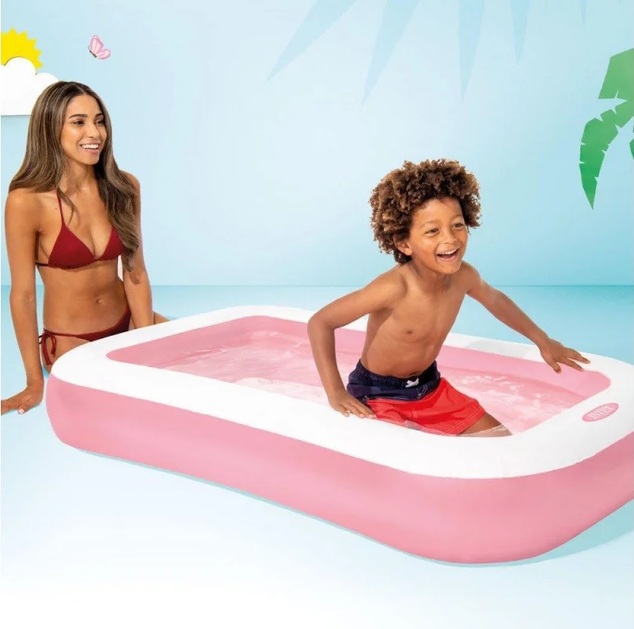 Intex 58423  Detský bazén Rectangular pool 166x100x25 cm s nafukovacím dnom