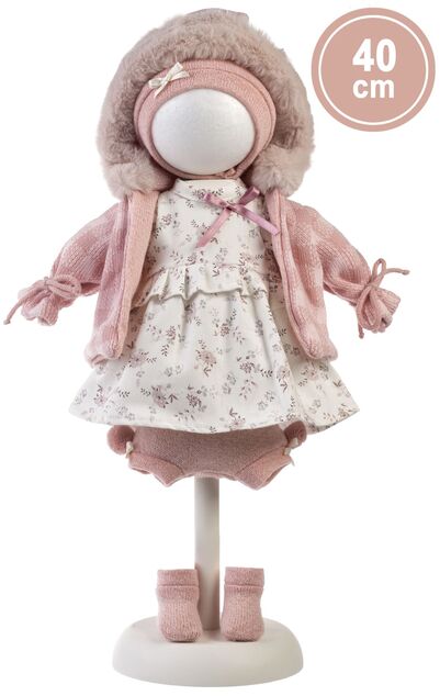 Llorens 540L LUCIA - realistická bábika s mäkkým látkovým telom - 40 cm