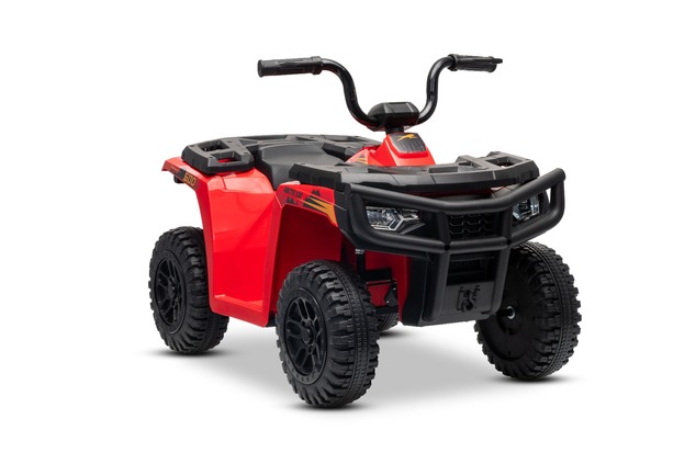 Licencovaná elektrická štvorkolka Arctic Cat 12V so zadným pohonom, červená, LED svetlá, L