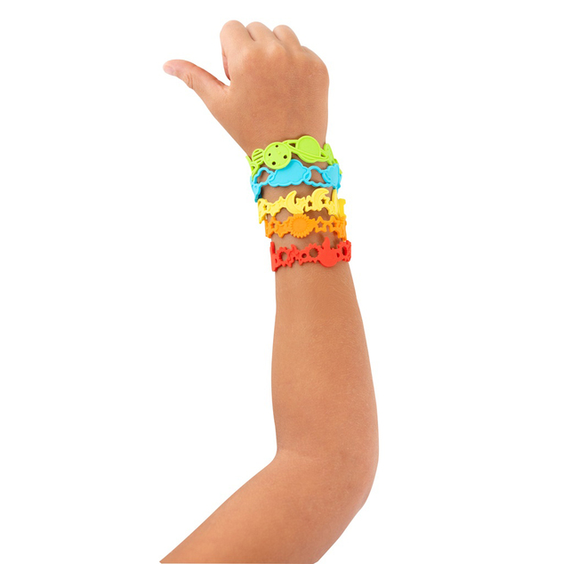 CHICCO Pulseras de silicona perfumadas 5 uds