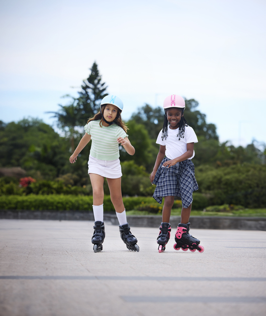 Globber Patins en ligne réglables 34-37 Noir-Aqua