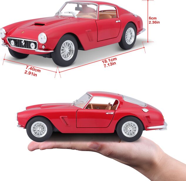 Bburago 1:24 Ferrari 250 GT Berlinetta Rot