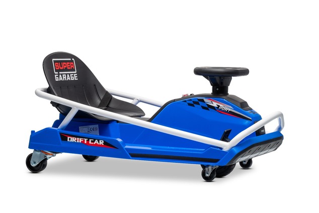 Beneo Motors driftovacia Motokára 24V, modrá, 300W Bezkartáčový Motor, Lítiová batéria, Dr