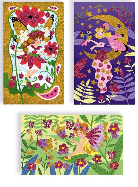 Janod Atelier Farebný piesok Víly Midi