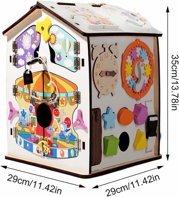 2Kids Toys Activity board Căsuță albă