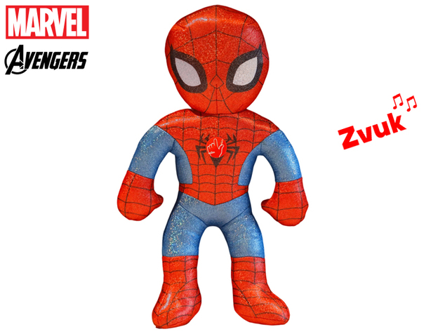 Spiderman 38cm trblietavý na batérie so zvukom