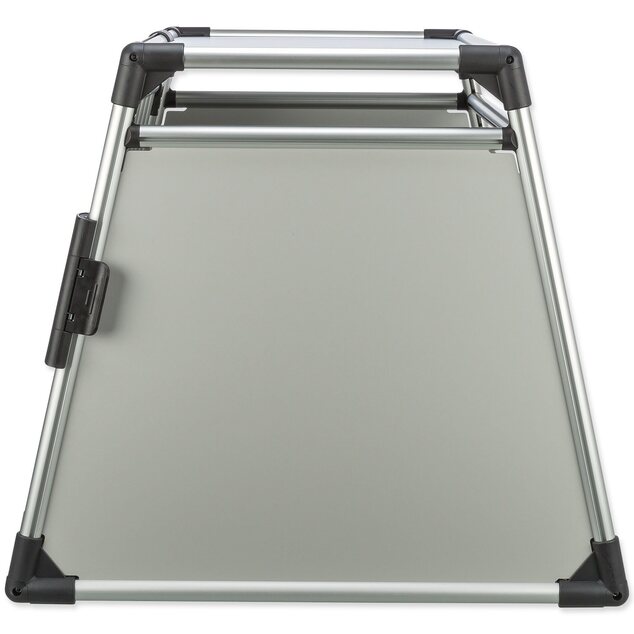 Prepravka hliník L–XL 94×75×88cm strieborno-šedá