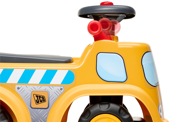 Falk Traktor Baby JCB s volantom, klaksónom a prívesom