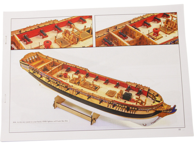 Vanguard Models HMS Sphinx 1775 1:64 kit