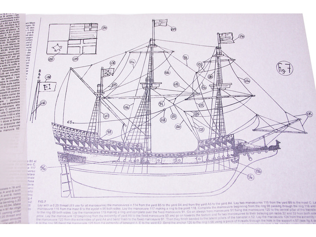 MINI MAMOLI Golden Hind 1:110 kit
