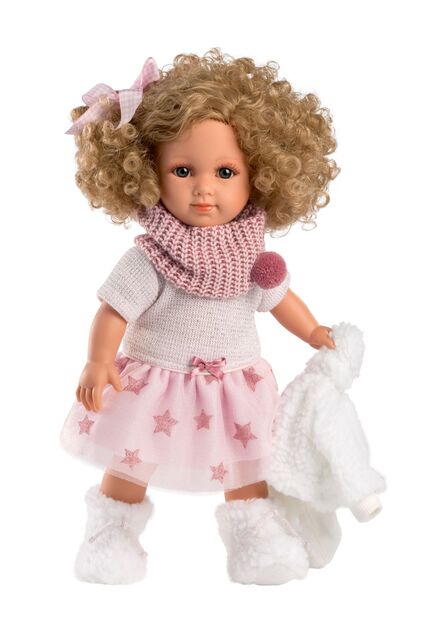 Llorens 53542 ELENA - realistická bábika s mäkkým látkovým telom - 35 cm