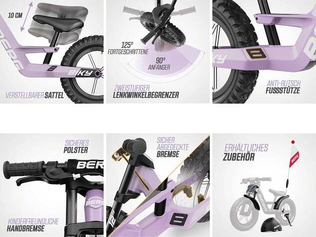 BERG Biky Cross Purple Handbrake
