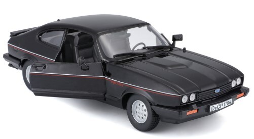 Bburago 1:24 Plus Ford Capri 1982 hellschwarz