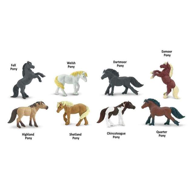 Safari® Toob Poníky 8 figúrok