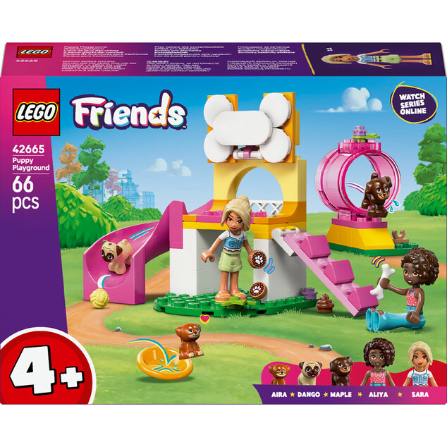 LEGO® Friends 42665 Loc de joacă pentru cățeluși
