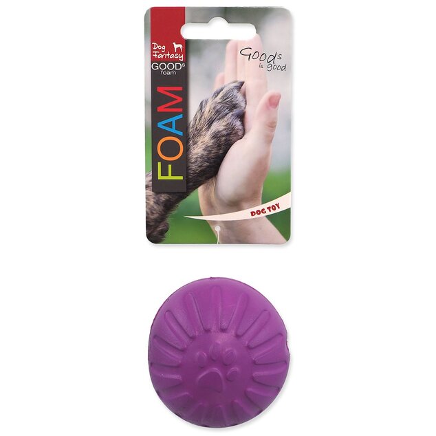 Hračka Dog Fantasy EVA Lopta fialová 7cm