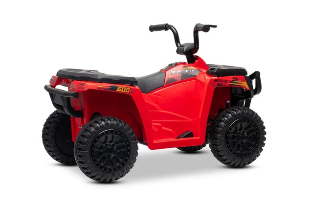 Licencovaná elektrická štvorkolka Arctic Cat 12V so zadným pohonom, červená, LED svetlá, L
