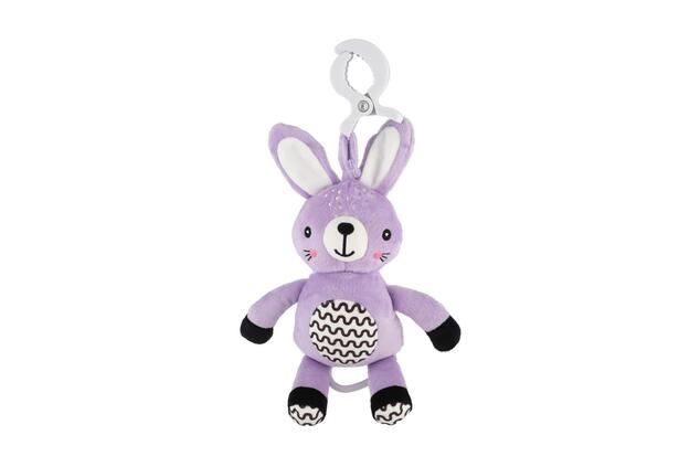 Zajačik babyted naťahovací plyš 30cm záves na postieľku/kočík