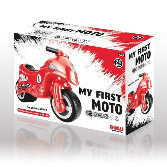 Odrážadlo motorka červená