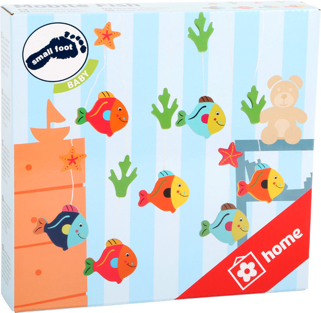 Small Foot Holz Wanddekoration Fische