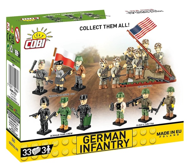 Cobi 3 figurky s doplnky Wehrmacht, 35 k