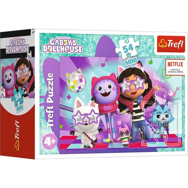 Trefl Puzzle 54 Mini - S Gabby je vždy zábava / Universal Gabby's Dollhouse