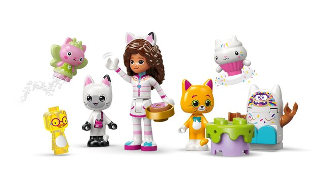 LEGO® Gabby's Dollhouse 11205 Süßer Berg der Versuchung und Katzengarten