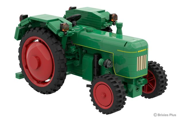 BRIXIES Plus 222.703 Fendt Dieselross F28 Classic Club Collection - historický traktor, 1: