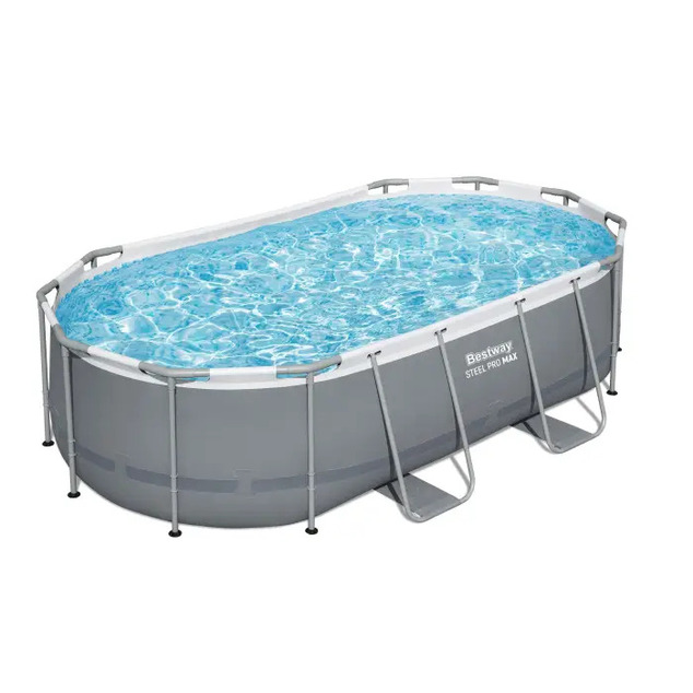 Piscine de jardin Bestway 56620 Power Steel 427 x 250 x 100 cm avec filtration