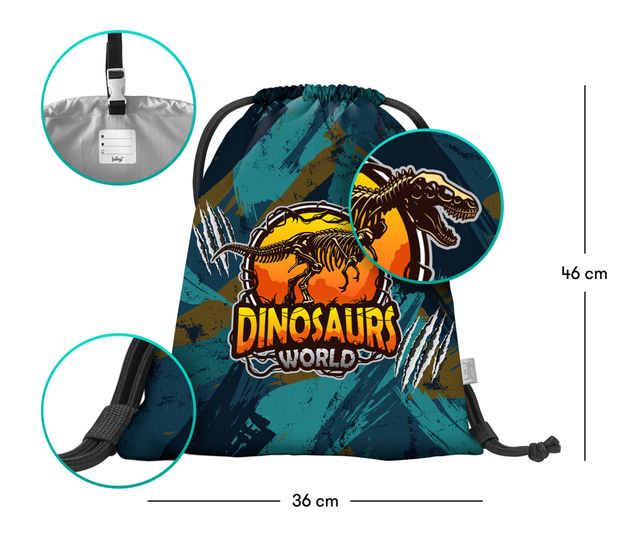BAAGL Geanta Lumea Dinozaurilor