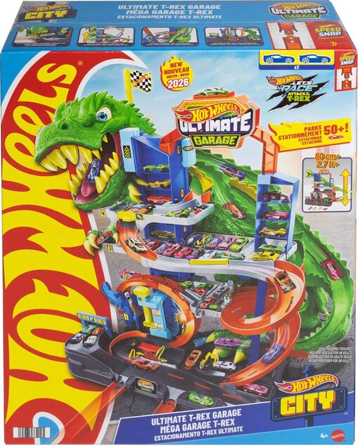 Mattel Hot Wheels City ultimative T-Rex Garage