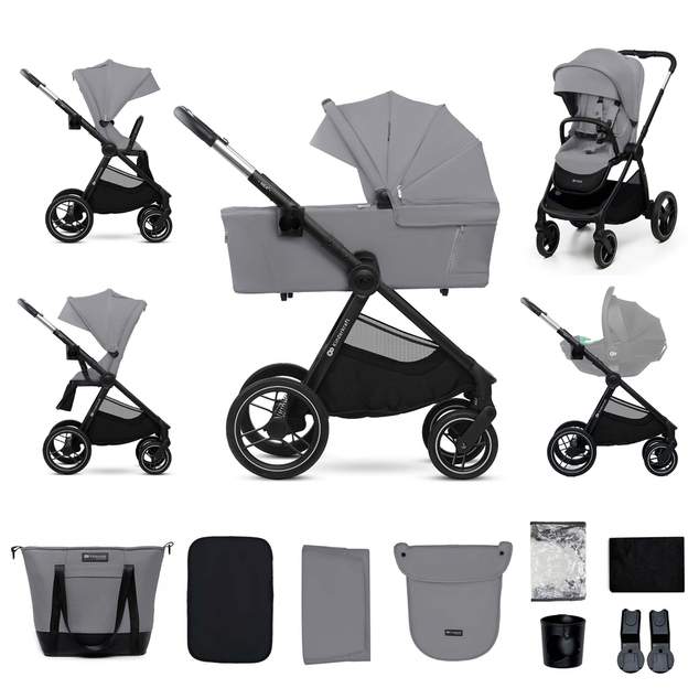 Kinderkraft Kočík kombinovaný Nea 2 2v1 Platinum Grey