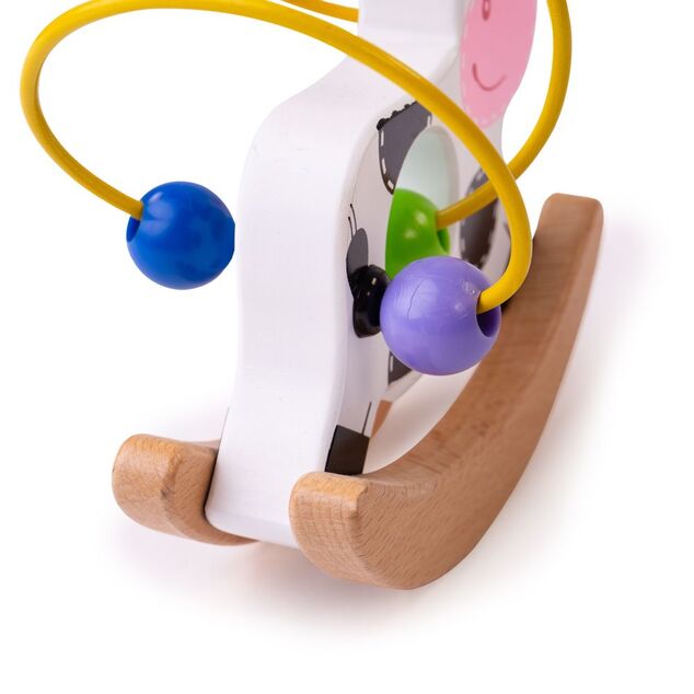 Mucca altalena a labirinto Bigjigs Baby Motor