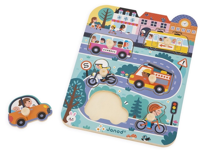 Janod Holzpuzzle In der Stadt