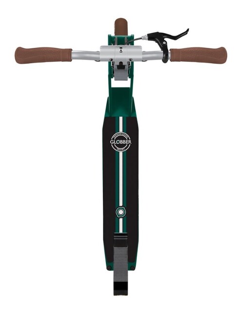 Globber Kolobežka One K 165 Deluxe Vintage Green s prednym tlmičom a brzdou, nosnosť 100kg