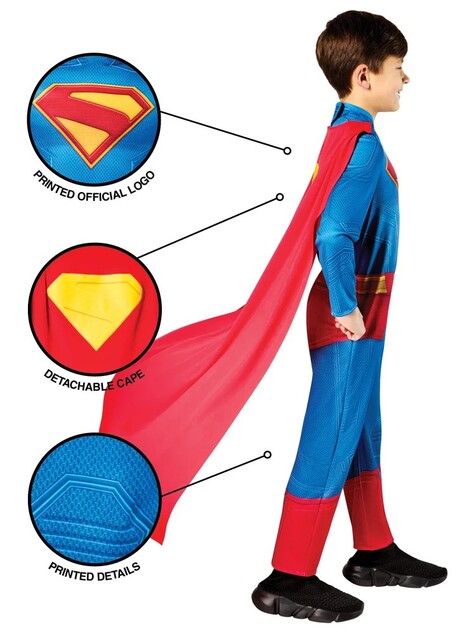 SUPERMAN dětský kostým velikost (134-140cm)