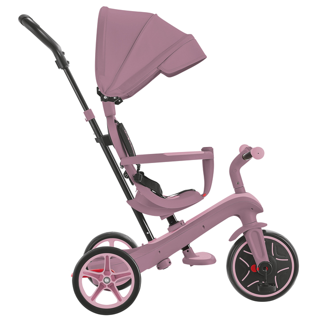 Globber trojkolka Explorer Trike 4in1 Ecologic Berry