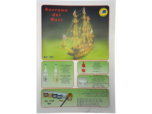 Mantua Model Sovereign of the Seas 1:78 kit