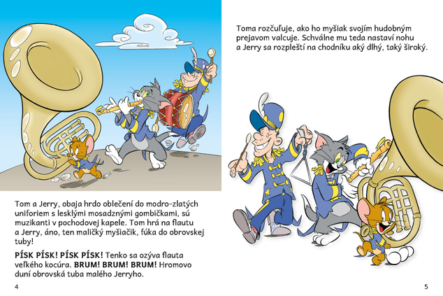 Prešibaní muzikanti – Tom a Jerry v obrázkovom príbehu
