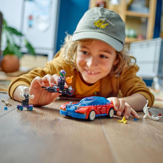 LEGO® Marvel 76279 Spider-Manovo pretekárske auto a Venomov Zelený goblin