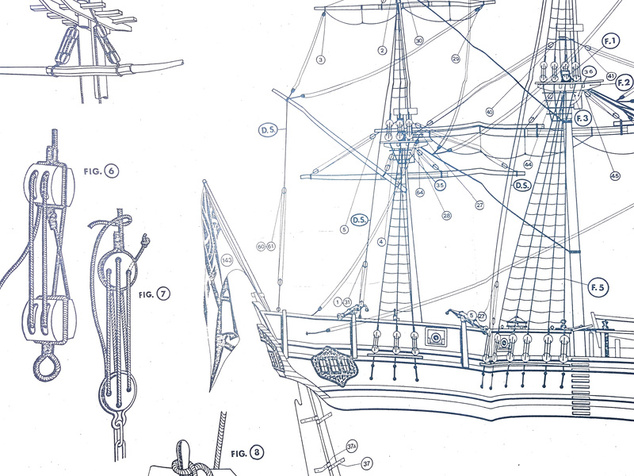 Mantua Model HMS Bounty 1:60 kit